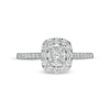 Thumbnail Image 4 of 3/4 CT. T.W. Composite Cushion-Shaped Diamond Frame Engagement Ring in 10K White Gold