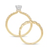Thumbnail Image 3 of 1 CT. T.W. Diamond Cuban Curb Chain Link Bridal Set in 10K Gold
