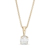 Thumbnail Image 0 of 5/8 CT. Diamond Solitaire Pendant in 10K Gold (I/I3) - 18"