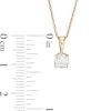 Thumbnail Image 2 of 5/8 CT. Diamond Solitaire Pendant in 10K Gold (I/I3) - 18"