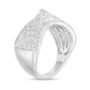 Thumbnail Image 1 of Marilyn Monroe™ Collection 3/4 CT. T.W. Diamond Crossover Ring in 10K White Gold