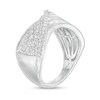 Thumbnail Image 2 of Marilyn Monroe™ Collection 3/4 CT. T.W. Diamond Crossover Ring in 10K White Gold