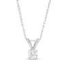 Thumbnail Image 0 of 1/6 CT. Diamond Solitaire Pendant in 14K White Gold (J/I3)