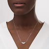 Thumbnail Image 3 of Wonder Woman™ Collection 1/6 CT. T.W. Diamond Symbol Necklace in Sterling Silver - 18"