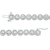 Thumbnail Image 2 of Zales Private Collection 4 CT. T.W. Certified Diamond Tennis Bracelet in 14K White Gold (F/I2) - 7.25"