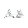 Thumbnail Image 1 of 1/4 CT. T.W. Diamond Trio Stud Earrings in 10K White Gold