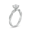 Thumbnail Image 2 of 1 CT. T.W. Diamond Twist Shank Engagement Ring in Platinum