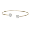 Thumbnail Image 1 of 1/4 CT. T.W. Composite Diamond Flex Bangle in 10K Gold