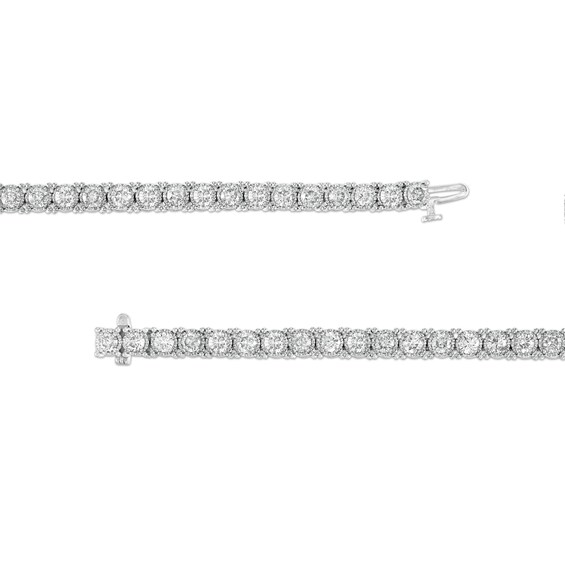 5 CT. T.w. Diamond Tennis Bracelet in 10K White Gold - 7.25"