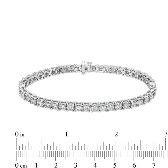 5 CT. T.w. Diamond Tennis Bracelet in 10K White Gold - 7.25"