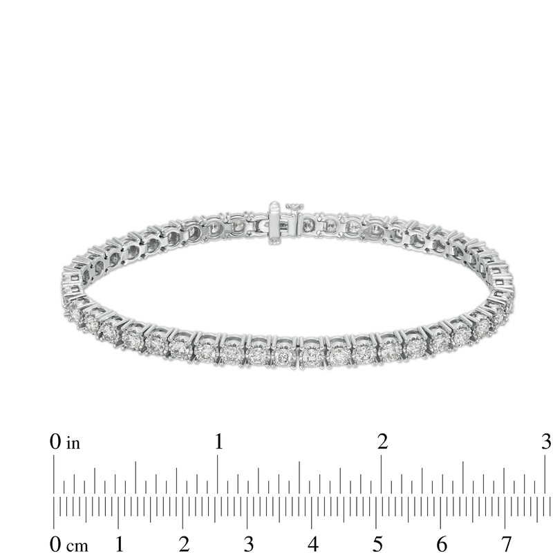 5 CT. T.W. Diamond Tennis Bracelet in 10K White Gold - 7.25"