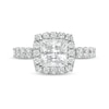 Thumbnail Image 3 of 2-1/2 CT. T.W. Certified Lab-Created Princess-Cut Diamond Frame Engagement Ring in 14K White Gold (F/VS2)