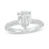 Thumbnail Image 1 of 2-1/2 CT. T.W. Certified Lab-Grown Pear-Shaped Diamond Engagement Ring in 14K White Gold (F/VS2)