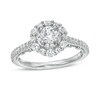 Thumbnail Image 1 of Vera Wang Love Collection 1 CT. T.W. Diamond Frame Engagement Ring in 14K White Gold