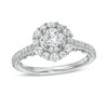 Thumbnail Image 0 of Vera Wang Love Collection 1 CT. T.W. Diamond Frame Engagement Ring in 14K White Gold