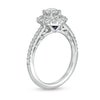 Thumbnail Image 2 of Vera Wang Love Collection 1 CT. T.W. Diamond Frame Engagement Ring in 14K White Gold