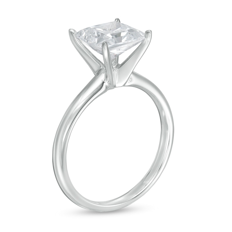 2 CT. T.W. Certified Princess-Cut Diamond Solitaire Engagement Ring in 14K White Gold (I/I1)