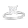 Thumbnail Image 1 of 1-1/2 CT. T.W. Certified Princess-Cut Diamond Solitaire Engagement Ring in 14K White Gold (I/I1)