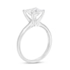 Thumbnail Image 3 of 1-1/2 CT. T.W. Certified Princess-Cut Diamond Solitaire Engagement Ring in 14K White Gold (I/I1)