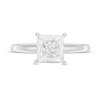 Thumbnail Image 4 of 1-1/2 CT. T.W. Certified Princess-Cut Diamond Solitaire Engagement Ring in 14K White Gold (I/I1)