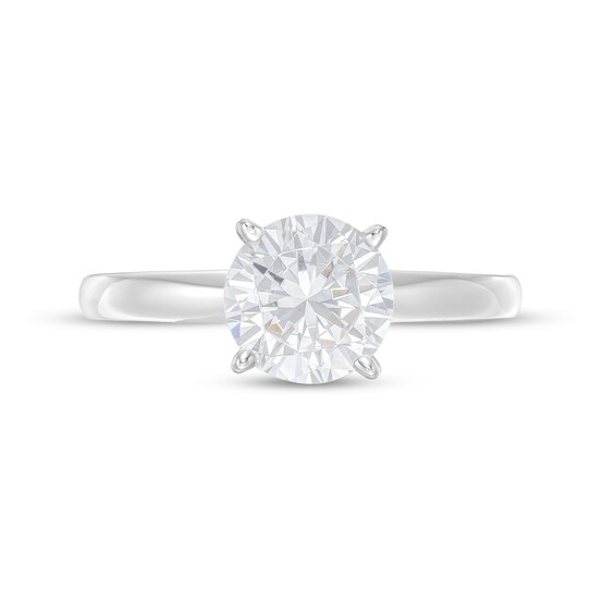 1-1/2 CT. T.w. Certified Diamond Solitaire Engagement Ring in 14K White Gold (I/I2)