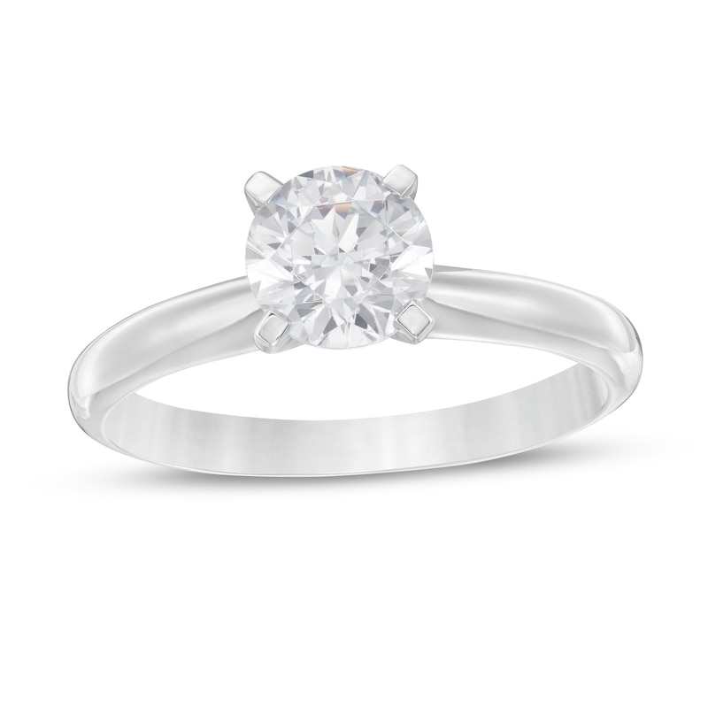 Zales 1 Ct. Diamond Solitaire Engagement Ring in 14K White Gold (J/I3)