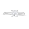 Thumbnail Image 3 of 1 CT. Certified Diamond Solitaire Engagement Ring in 14K White Gold (I/I2)