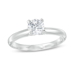 3/4 CT. T.W. Diamond Solitaire Engagement Ring in 14K White Gold (I/I2)