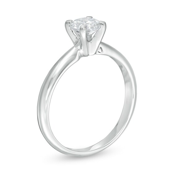 3/4 CT. T.w. Diamond Solitaire Engagement Ring in 14K White Gold (I/I2)