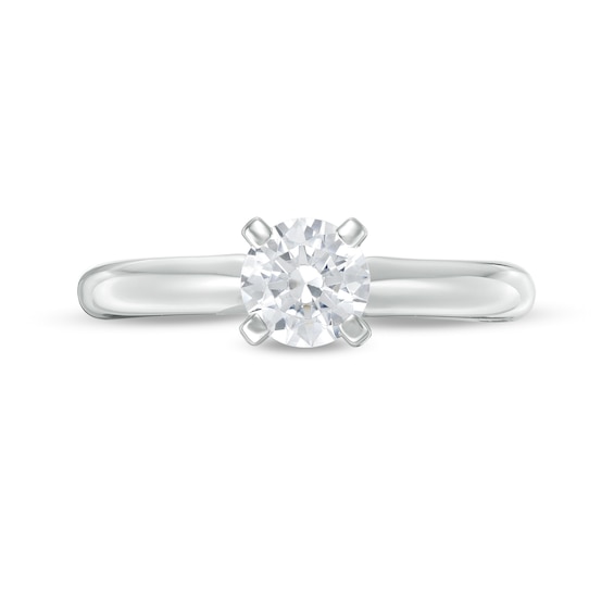 3/4 CT. T.w. Diamond Solitaire Engagement Ring in 14K White Gold (I/I2)