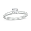 Thumbnail Image 1 of 1/3 CT. T.W. Diamond Solitaire Engagement Ring in 14K White Gold (I/I2)