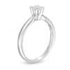 Thumbnail Image 2 of 1/3 CT. T.W. Diamond Solitaire Engagement Ring in 14K White Gold (I/I2)