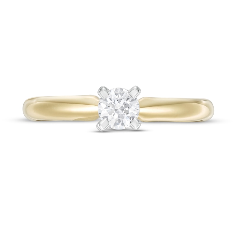 1/3 CT. T.W. Diamond Solitaire Engagement Ring in 14K Gold (I/I2)