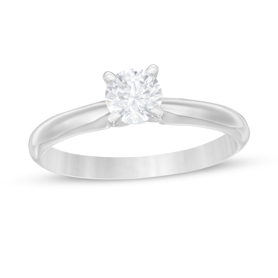 1/ CT. T.w. Diamond Solitaire Engagement Ring in 14K Gold (I/I2
