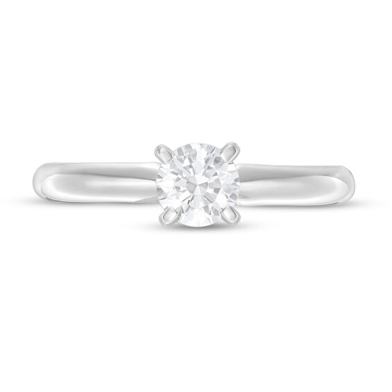 1/ CT. T.w. Diamond Solitaire Engagement Ring in 14K Gold (I/I2