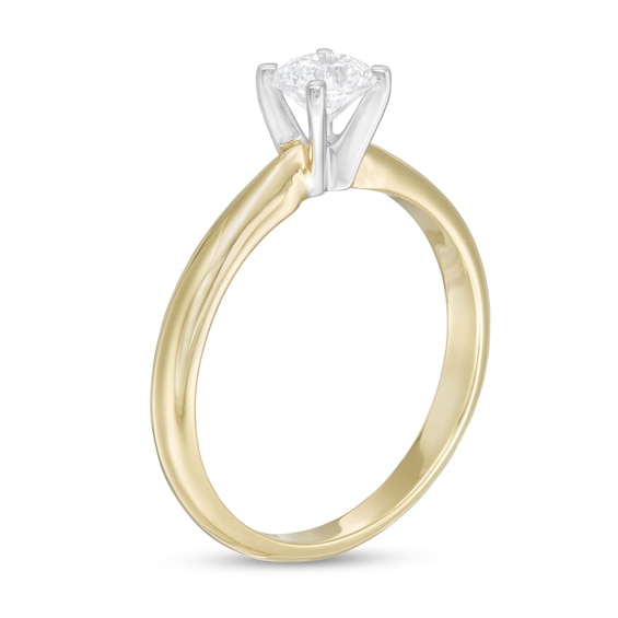 1/2 CT. T.w. Diamond Solitaire Engagement Ring in 14K Gold (I/I2)