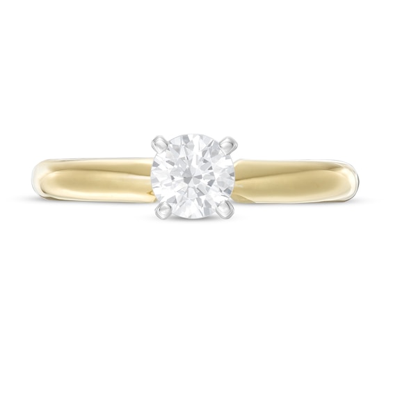 1/2 CT. T.w. Diamond Solitaire Engagement Ring in 14K Gold (I/I2)