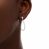 Thumbnail Image 3 of Marilyn Monroe™ Collection 3/8 CT. T.W. Diamond Elongated Teardrop Earrings in 10K White Gold