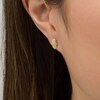 Thumbnail Image 2 of Diamond Accent Solitaire Hamsa Stud Earrings in 10K Gold (J/I3)