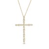 Thumbnail Image 1 of 1/5 CT. T.W. Diamond Art Deco Cross Pendant in 10K Gold