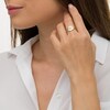 Thumbnail Image 2 of 1/10 CT. T.W. Diamond Star Signet Ring in 10K Gold