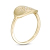 Thumbnail Image 3 of 1/10 CT. T.W. Diamond Star Signet Ring in 10K Gold