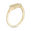 Thumbnail Image 2 of 1/5 CT. T.W. Composite Diamond Elongated Hexagon Signet Ring in 10K Gold