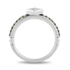 Thumbnail Image 4 of Enchanted Disney Ultimate Princess Celebration Tiana Peridot and Diamond Accent Star Stackable Ring in Sterling Silver