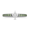 Thumbnail Image 4 of Enchanted Disney Ultimate Princess Celebration Tiana Peridot and Diamond Accent Star Stackable Ring in Sterling Silver