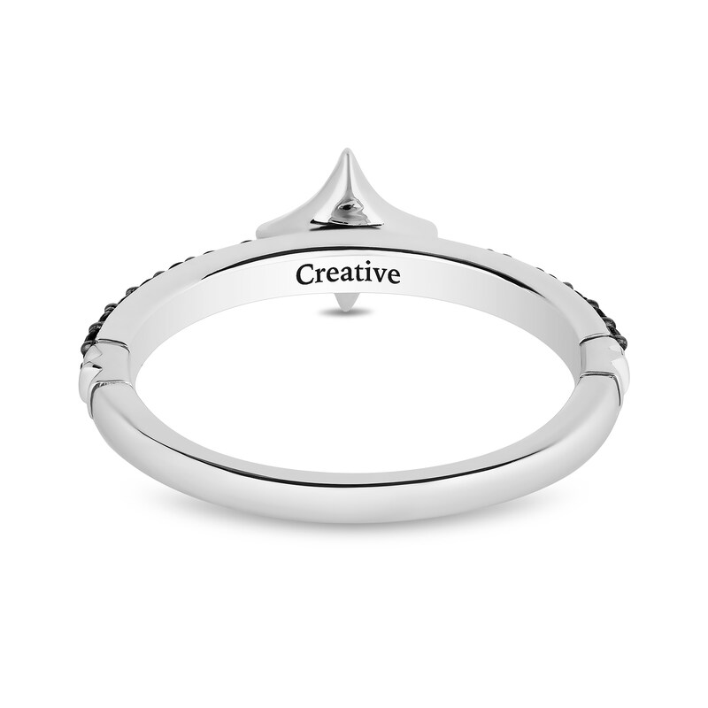 Main Image 3 of Enchanted Disney Ultimate Princess Celebration Rapunzel Amethyst and Diamond Accent Star Ring in Sterling Silver