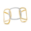 Thumbnail Image 0 of 7/8 CT. T.W. Diamond Interlocking Links Cuff in 10K Gold