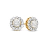 7/8 CT. T.W. Diamond Frame Stud Earrings in 10K Gold