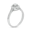 Thumbnail Image 3 of 1/3 CT. T.W. Diamond Frame Vintage-Style Engagement Ring in 10K White Gold