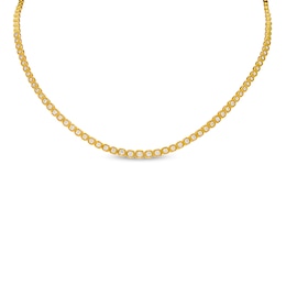 2 CT. T.W. Diamond Tennis Choker Necklace in 10K Gold - 16&quot;